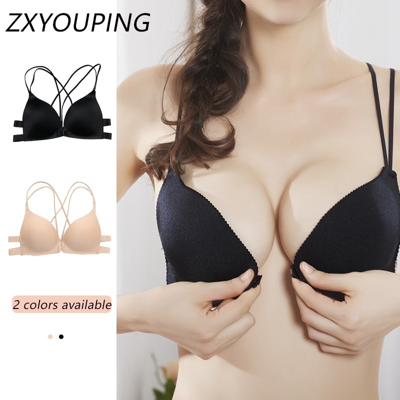 1 Piece Fashion Triangle Cup B - Wirefree Bra Comfort ulasan dan harga