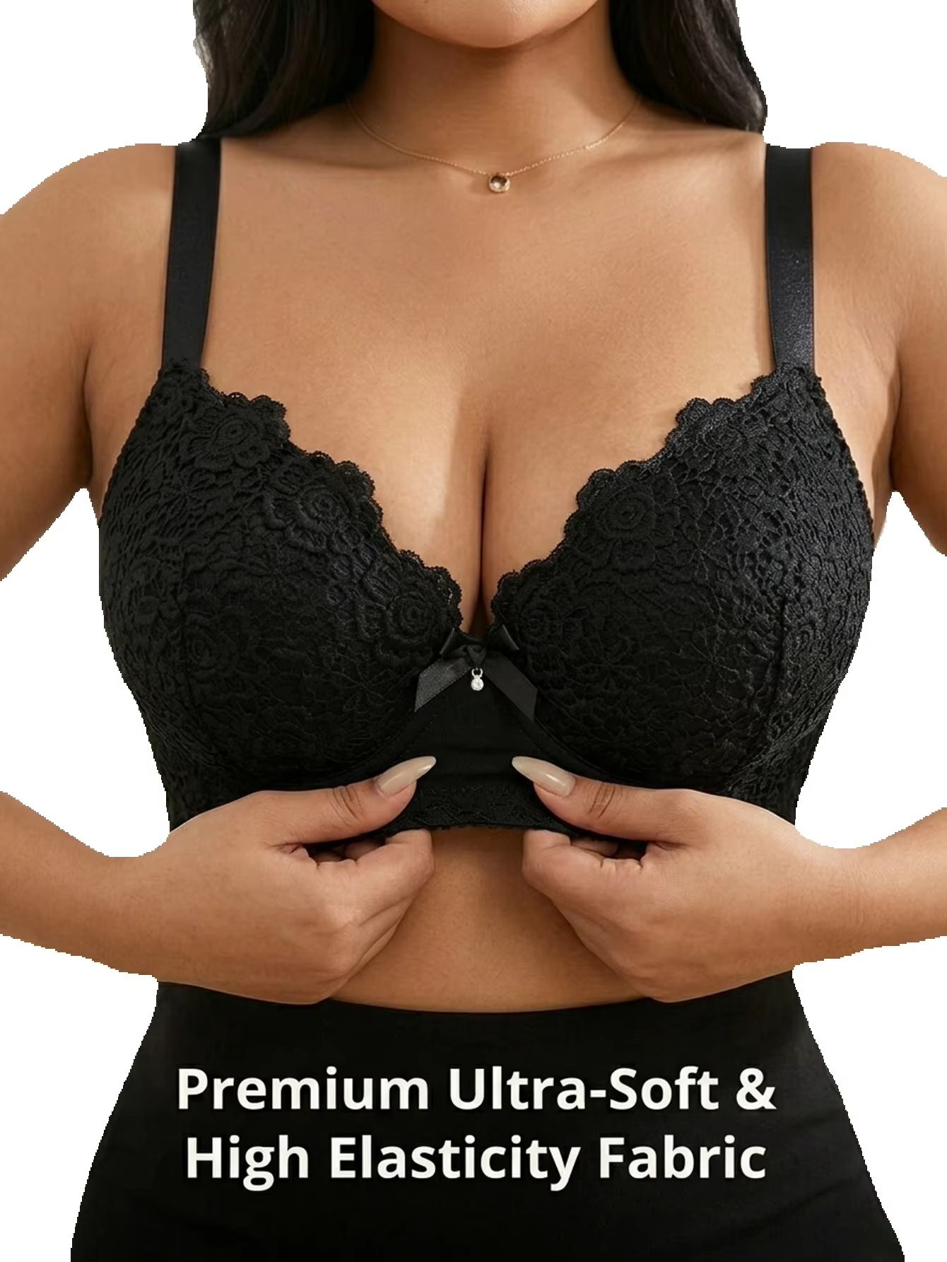 Women Plus Size Floral Push Up - Underwire Bra Padded ulasan dan harga