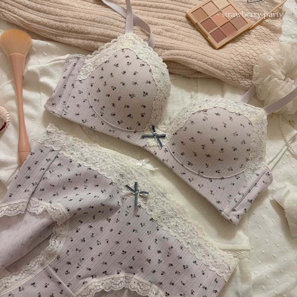 Teenage Sexy Lace Floral Bra S - Cotton Bra Everyday ulasan dan harga