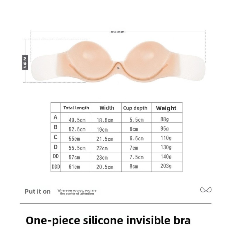 Strapless Silicone Adhesive Br - Push Up Bra Silicone ulasan dan harga