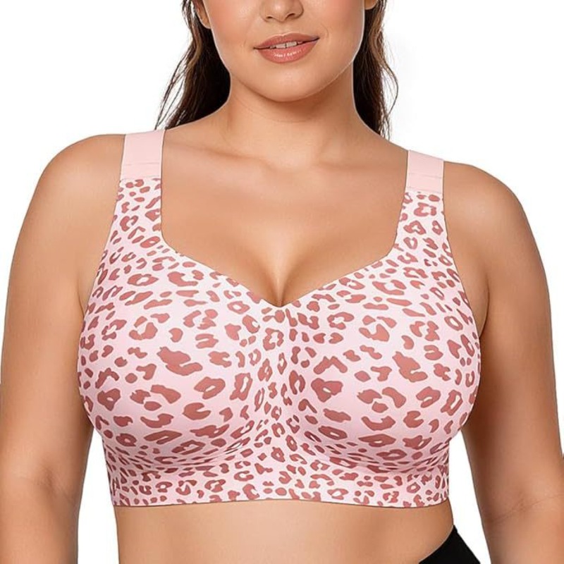 Leopard Jelly Bras No Underwir - Underwire Bra Padded ulasan dan harga