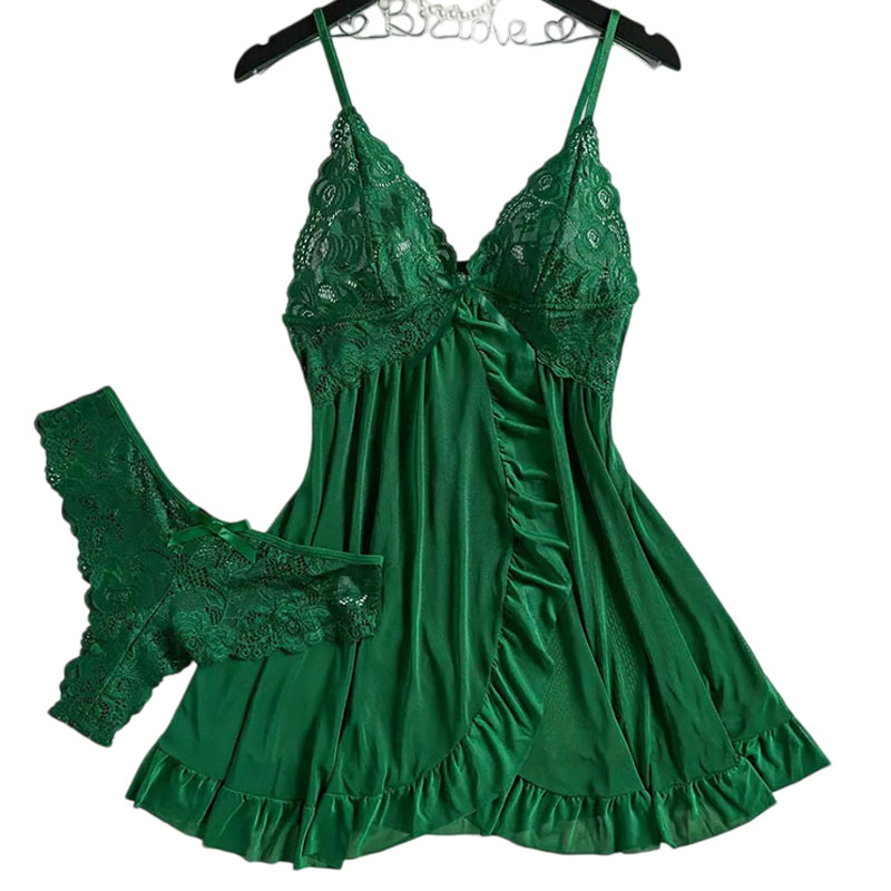 Soft Sheer Nighty Pajamas Hots - Sheer Mesh Bra ulasan dan harga