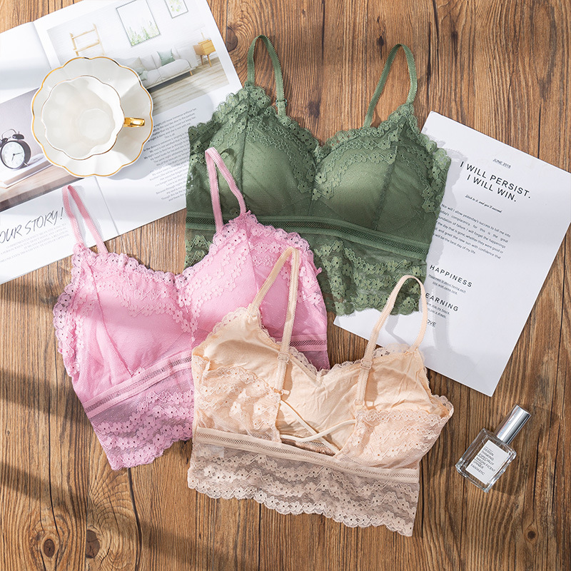 3D Sexy lace Lingerie Seamless - Sheer Bra Lace ulasan dan harga