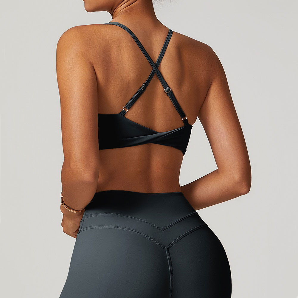 JUREN Sports Bra Women Fitness - Sports Bra Racerback ulasan dan harga